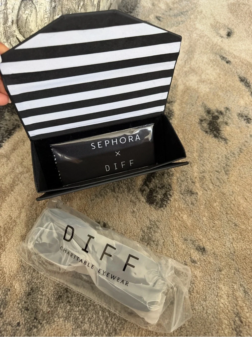 DIFF x SEPHORA Women's Indy 51mm Rectangle Sunglasses